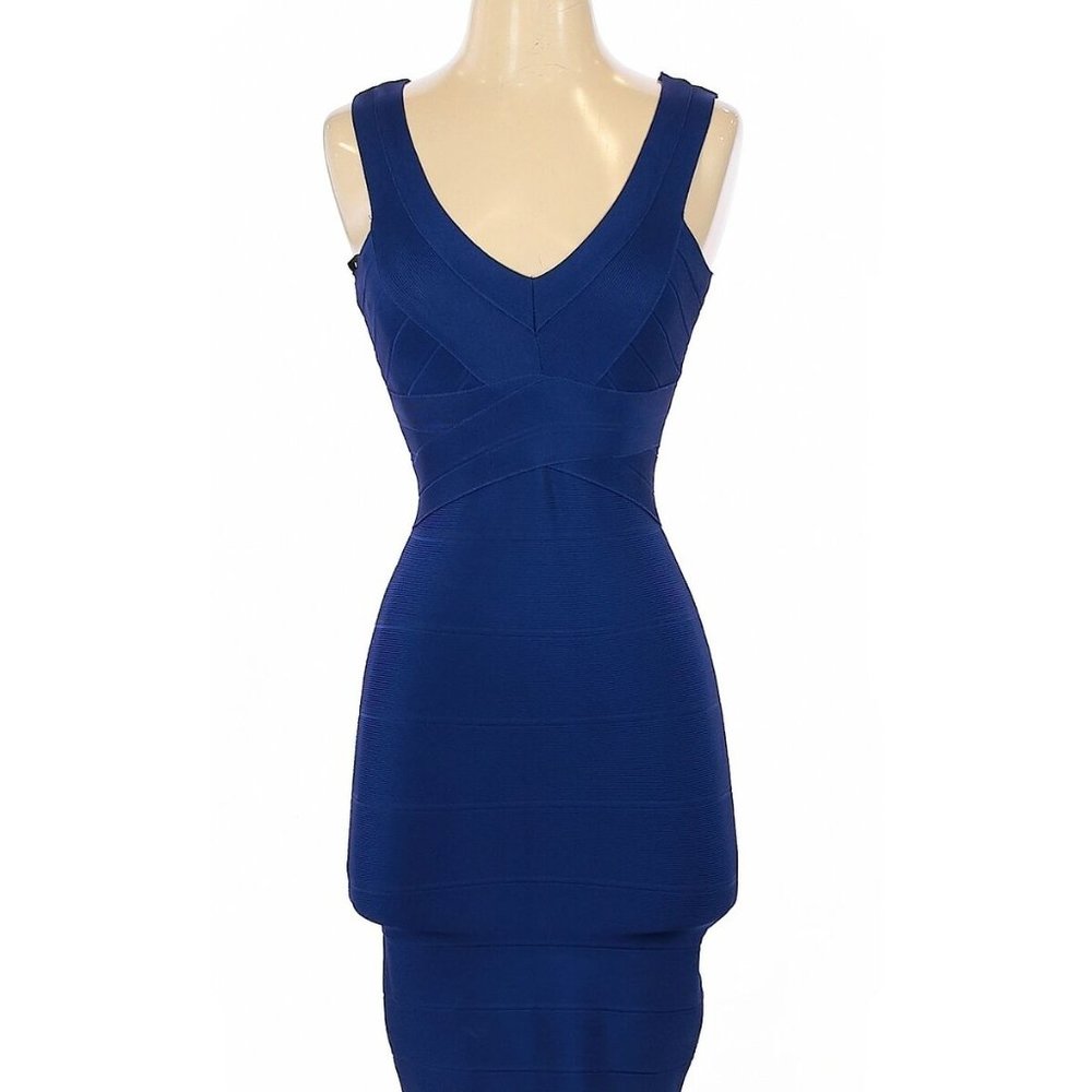 Bebe blue bandage dress size XS - Picture 3 of 8